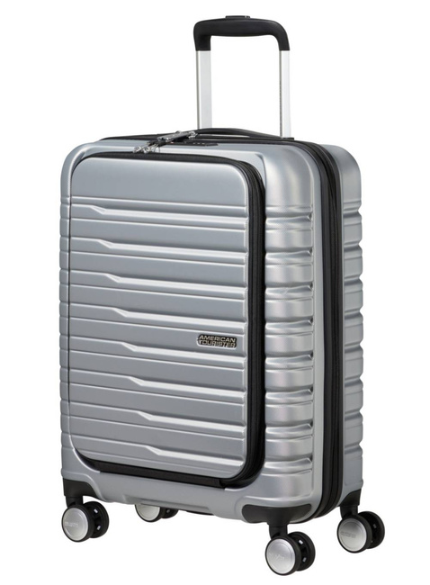 Walizka kabinowa American Tourister Flashline Frontloader - sky silver