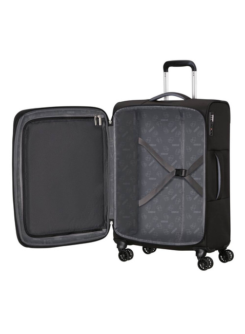 Walizka średnia American Tourister Cloudrider Exp M - jet black