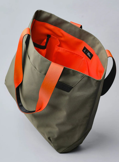 Torba miejska na zakupy Alpaka Elements Tote Medium - green / orange