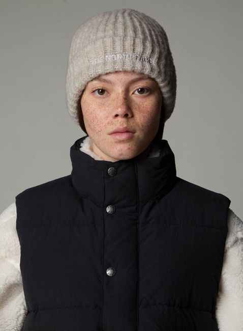 Czapka zimowa The North Face Fohair Cabin Beanie - white dune