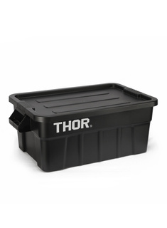 Kontener z pokrywą do przechowywania THOR Tote Box 53 L - black