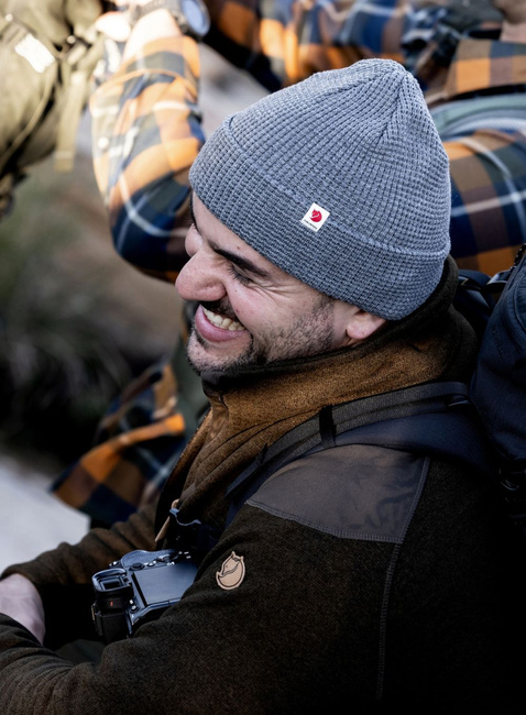 Czapka dzianinowa Fjallraven Tab Hat - grey