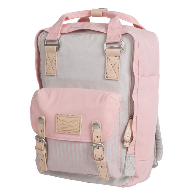 Plecak Doughnut Macaroon Stripe - stone / light coral
