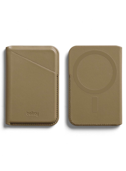 Skórzany portfel na karty Bellroy Mag Wallet - khaki