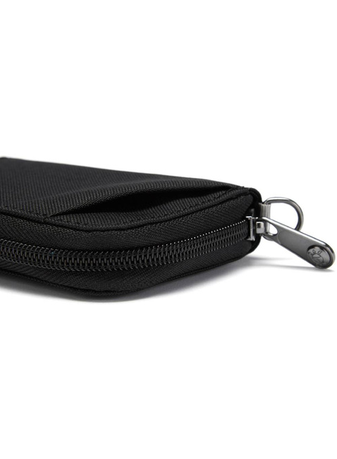 Portfel antykradzieżowy Pacsafe RFIDsafe Card Wallet - jet black
