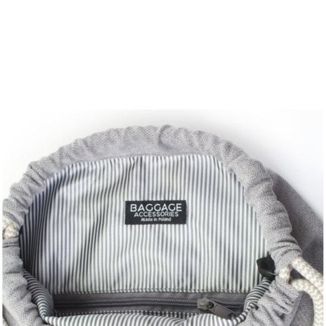 Plecak worek Baggage Mono XL - kwiaty brąz