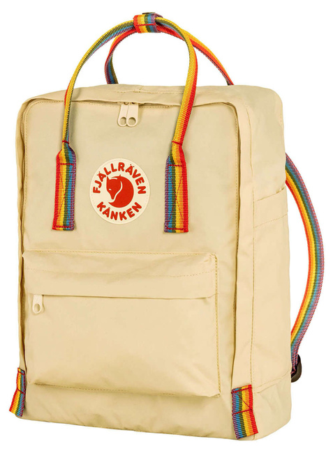 Plecak Fjallraven Kanken Rainbow - light oak / rainbow pattern
