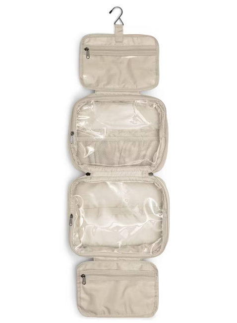 Rozkładana kosmetyczka damska Puccini Fashion - beżowy