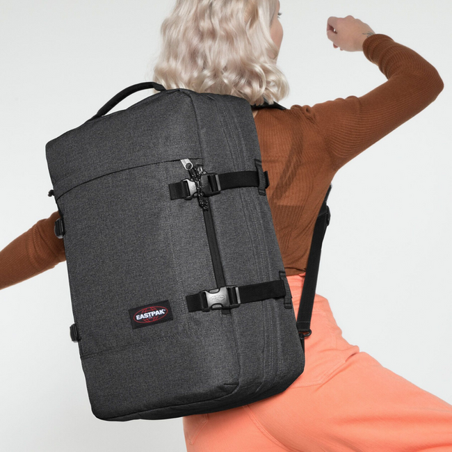 Plecak / podręczna torba podróżna Eastpak Tranzpack - black denim