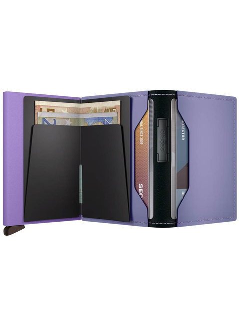 Portfel kieszonkowy RFID Secrid Bandwallet Matte - lilac / violet