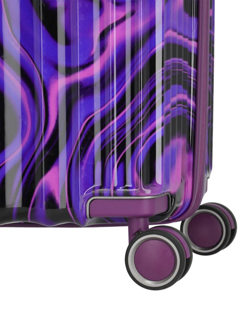 Walizka duża Travelite Lascana - purple swirl