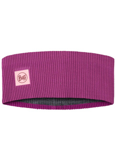 Opaska na głowę Buff CrossKnit Headband - solid orchid