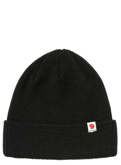 Czapka dzianinowa Fjallraven Tab Hat - black