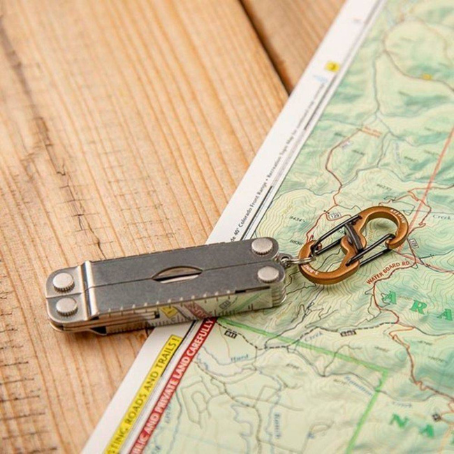 Karabinek S-Biner® MicroLock® Aluminum Nity Ize 2 szt. - blue