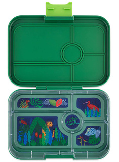 Lunchbox do pracy XL Yumbox Tapas 5 sekcji - palm green / jungle