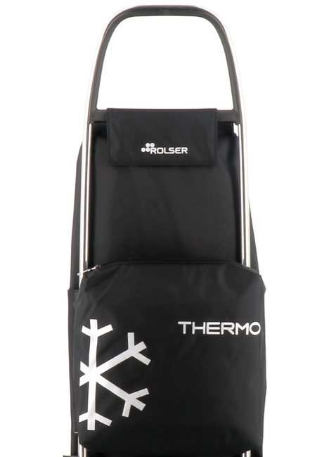Wózek na zakupy Rolser I-Max Thermo Zen z 6 kołami- black
