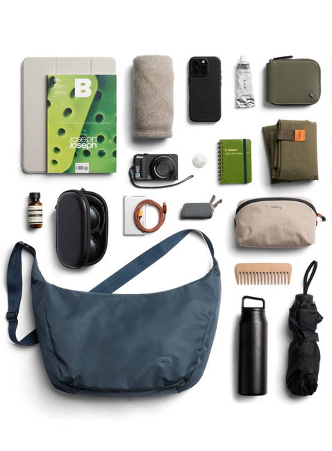 Torba na ramię Bellroy Laneway Crescent Bag 12 l - blue steel