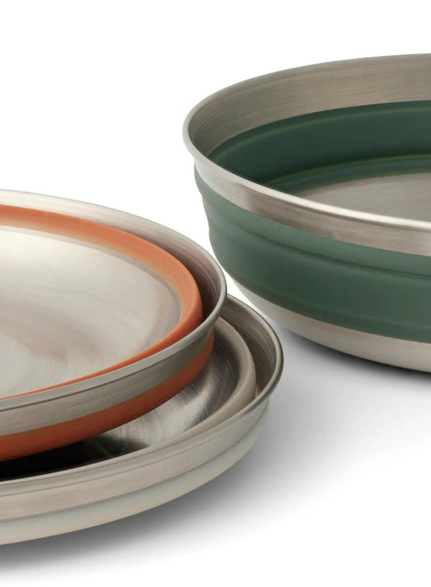 Miska składana Sea to Summit Detour Stainless Steel L - laurel green