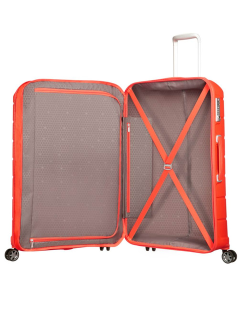 Walizka średnia Samsonite Flux - tangerine red