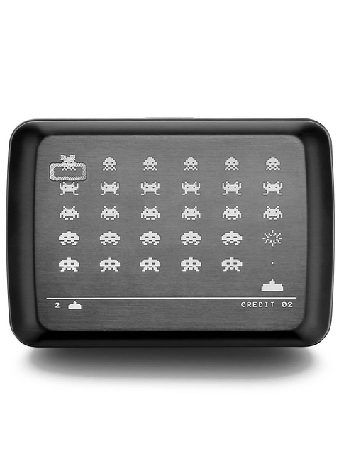 Portfel aluminiowy Ogon Design Stockholm V2 - invaders