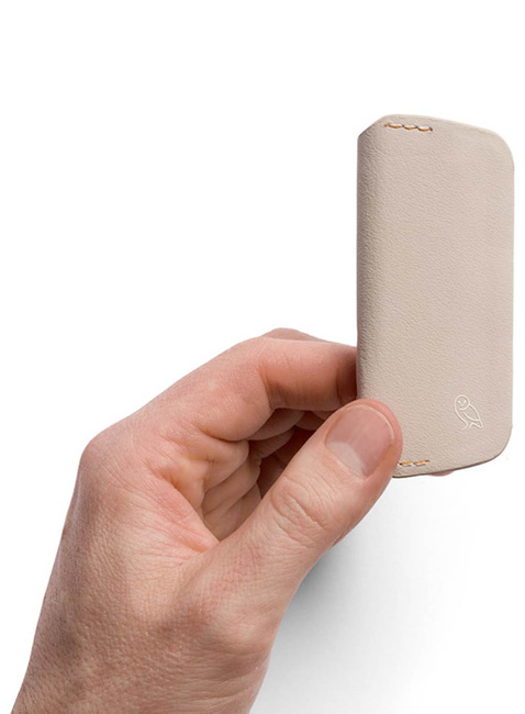 Skórzane etui na klucze Bellroy Key Cover Plus (third edition) - tahini