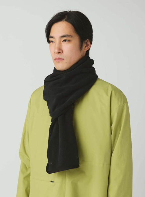 Szalik Snow Peak Water-Repellent Fleece Stole - black