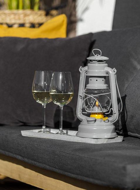Lampa naftowa Feuerhand Hurricane Baby Special 276 - nordic grey