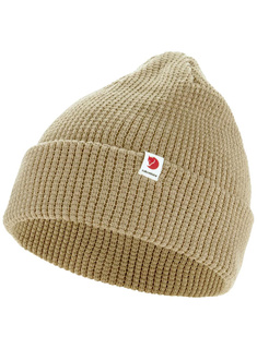 Czapka dzianinowa Fjallraven Tab Hat - fossil