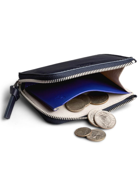 Skórzany portfel kieszonkowy Bellroy L-Pocket - navy
