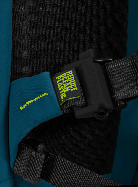 Plecak antykradzieżowy miejski Pacsafe ECO 18 - tidal blue
