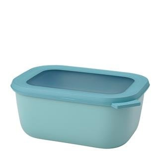 Miska kuchenna z pokrywką Mepal Cirqula Rectangular 1,5 l - nordic green