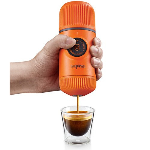Przenośny podróżny ekspres do kawy Wacaco Nanopresso - orange patrol