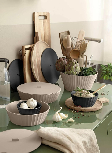 Miska okrągła mała Blim+ Hera S - carbon black