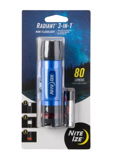 Latarka Nite Ize Radiant® 3in1™ LED Mini Flashlight - blue