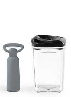 Pojemnik próżniowy na żywność Dafi SeeYoo 1,3 l + pompka - czarny