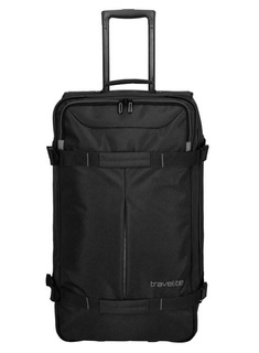 Średnia torba podróżna na kółkach Travelite Tarifa - black