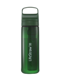 Butelka filtrująca LifeStraw Go 0,65 l - terrace green