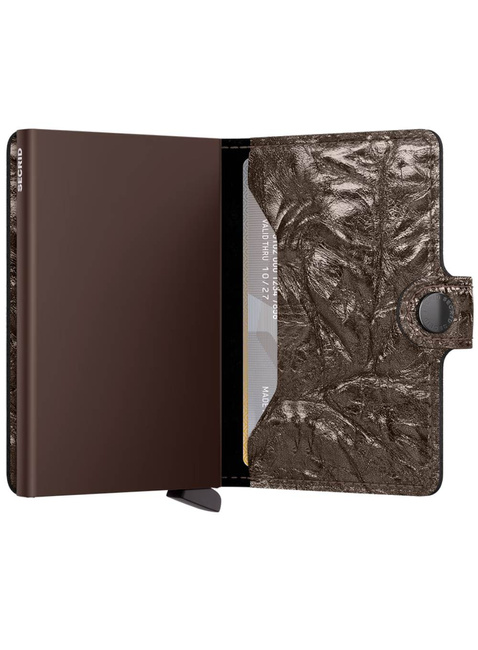 Secrid kompaktowy portfel z RFID Miniwallet Crunch - bronze