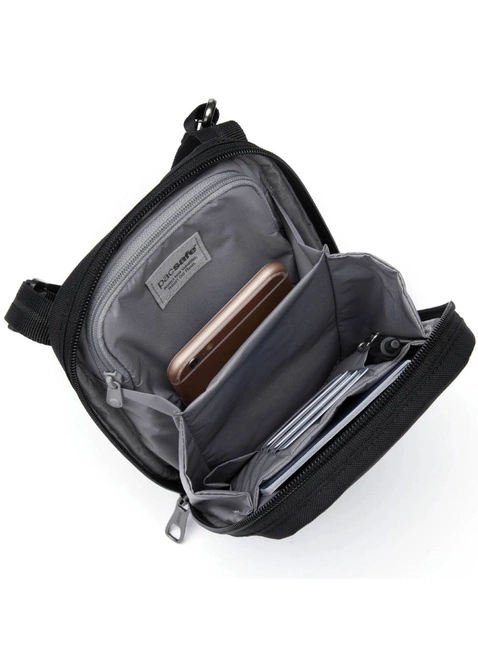 Torebka antykradzieżowa Pacsafe RFIDsafe Tech Crossbody - jet black