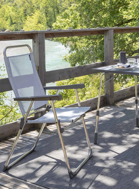 Fotel kempingowy Lafuma Alu Victoria Batyline® Iso - ocean blue