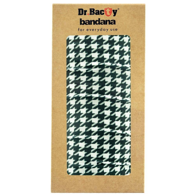 Bandana sportowa tuba Dr.Bacty - pepitka black