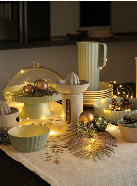 Patera z pokrywą i łopatką Blim+ Agora Ø 30 cm - pink sand