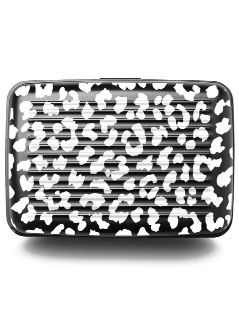 Portfel aluminiowy Ogon Design Stockholm Card Case Premium V3 - leopard
