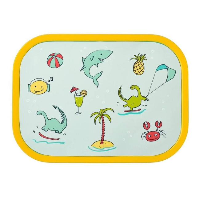 Zestaw dziecięcy bidon i lunchbox Campus Mepal - doodle dino