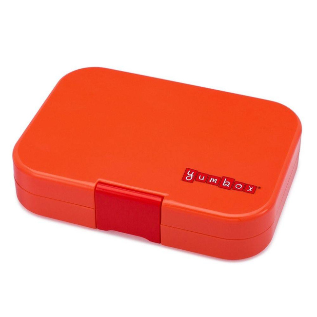 Lunchbox / śniadaniówka do pracy Yumbox Original - safari orange / funny monsters