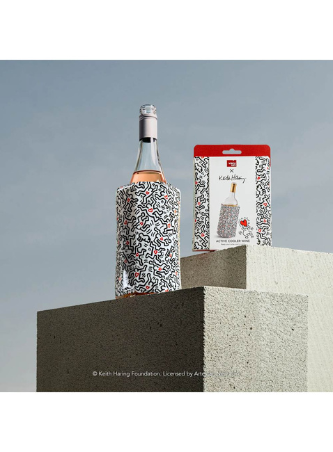 Schładzacz do wina Vacu Vin Wine Cooler Sleeve - Keith Haring