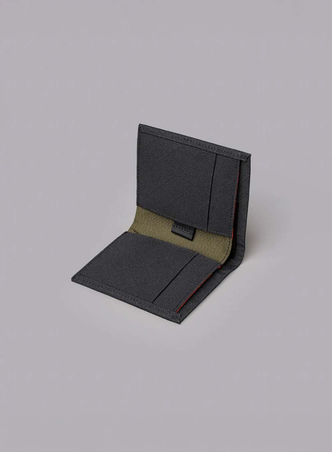 Portfel codzienny Alpaka ARK Bifold Cash Wallet Axogrid - black