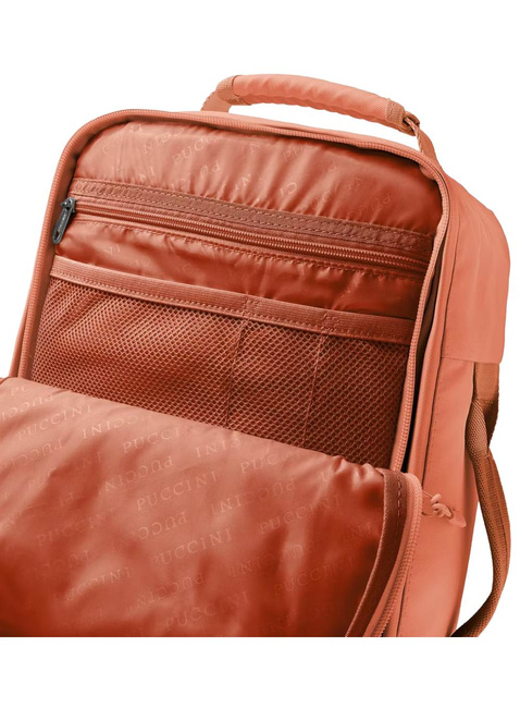 Plecak podróżny kabinowy Puccini Jetzy - pomarańczowy