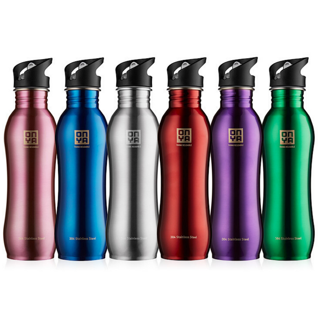 Butelka na napoje Stainless Steel Drink Bottle 750 ml Onya - green