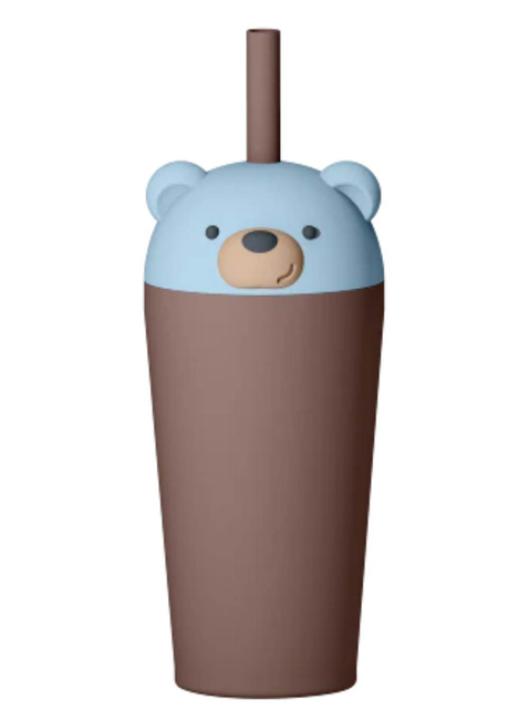 Kubek termiczny ze słomką Asobu Bestie Tumbler 0,72 l - bear